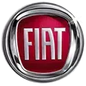 A red and silver fiat logo on a white background.