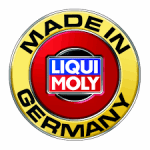 The liqui moly logo is made in germany.