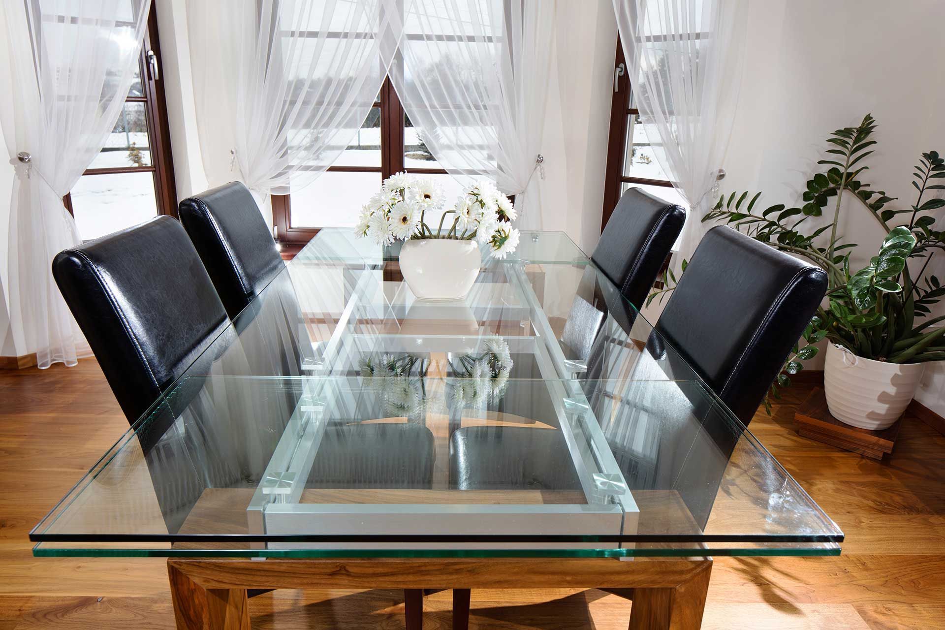 GLASS TABLETOPS