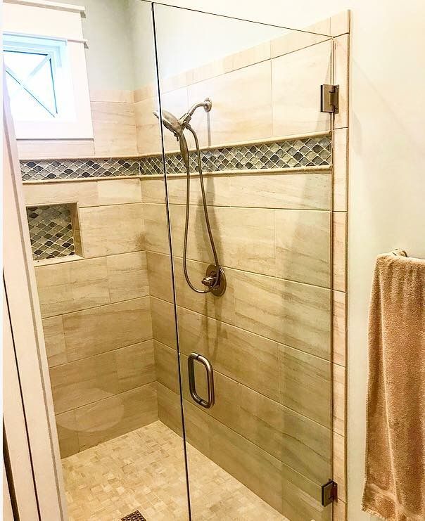Frameless shower door 67
