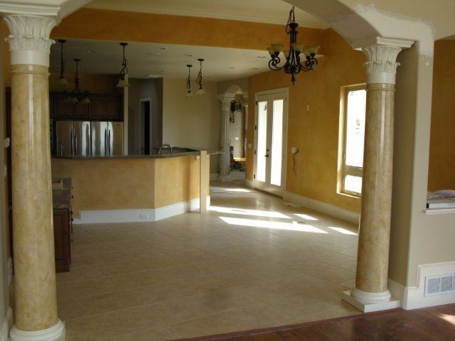 faux marble finish