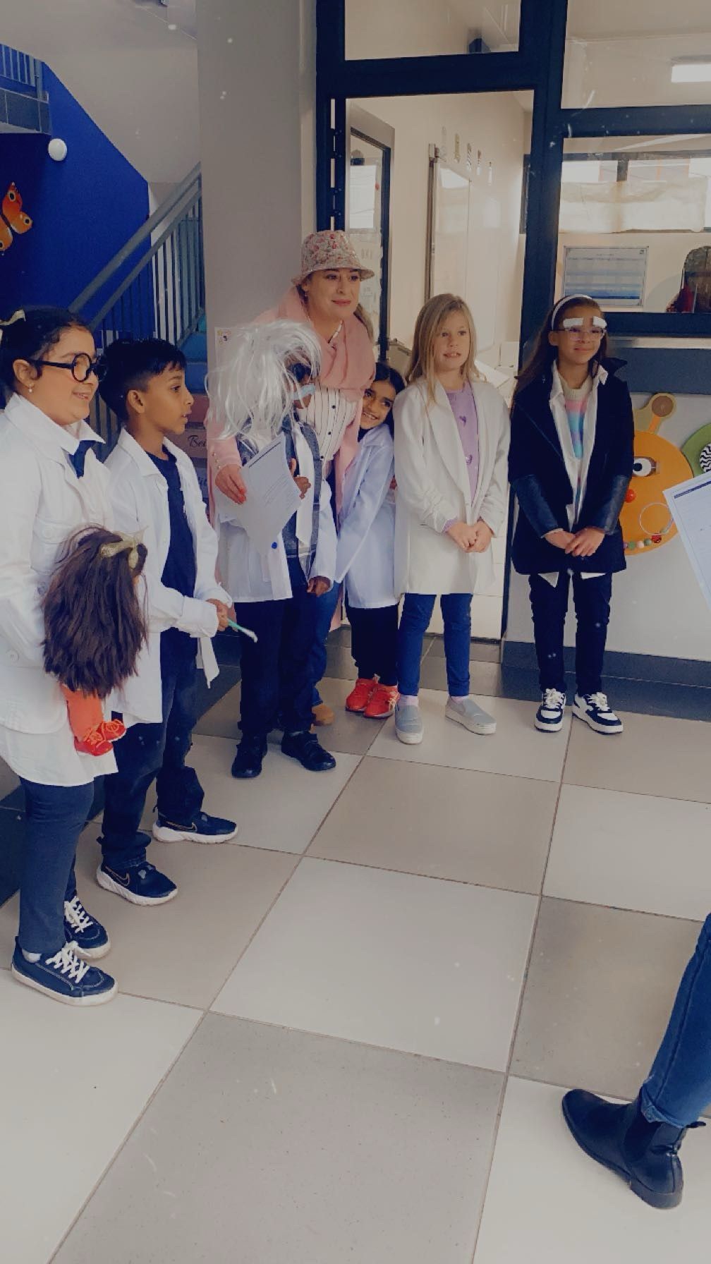 Neurodiverse students at science event