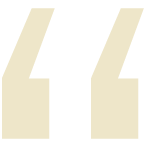 Left-facing quotation marks in light tan.