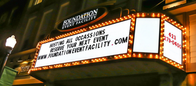 Foundation Event Facility Marquee on State Street, Bristol, TN