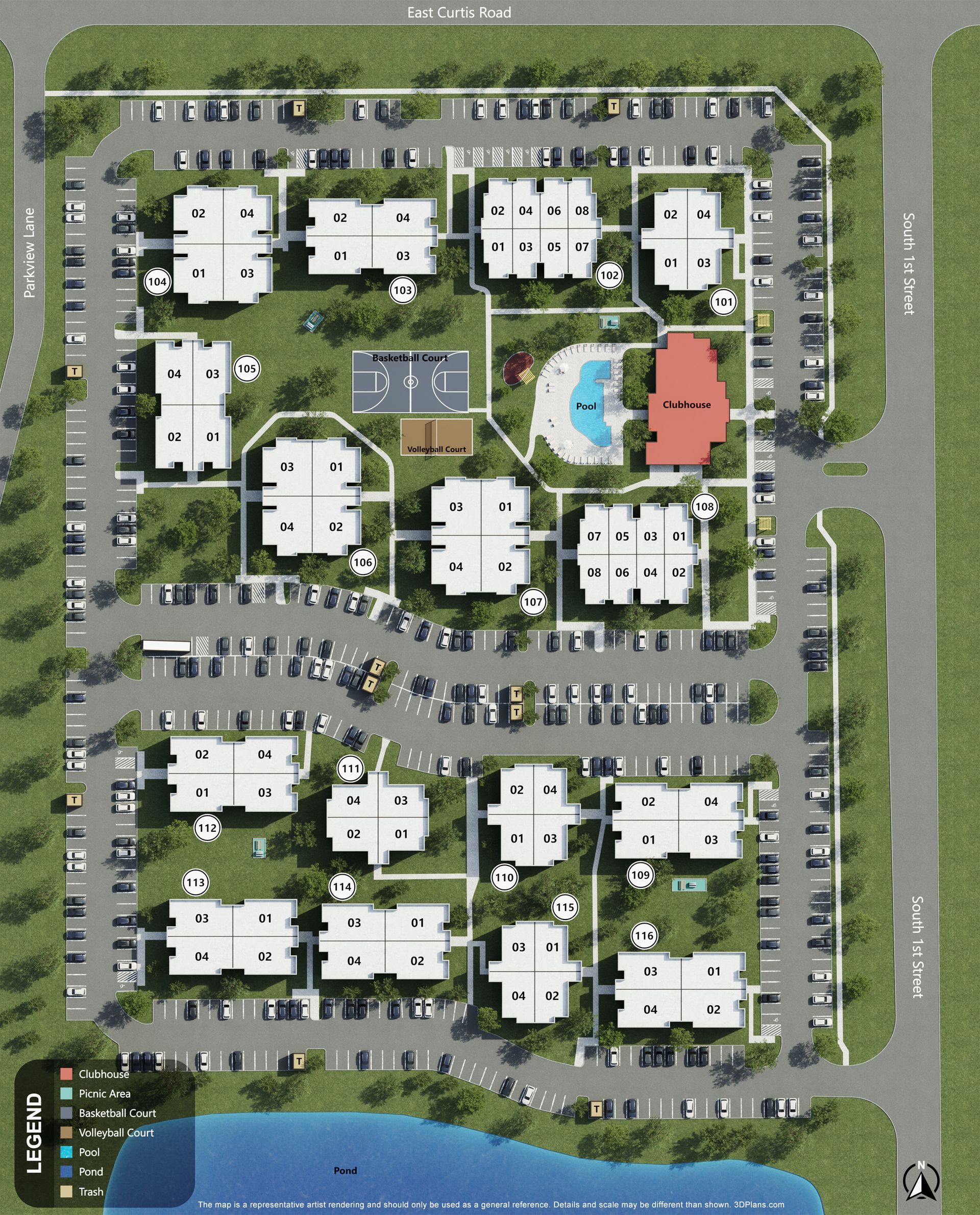 Sterling on First Site Map