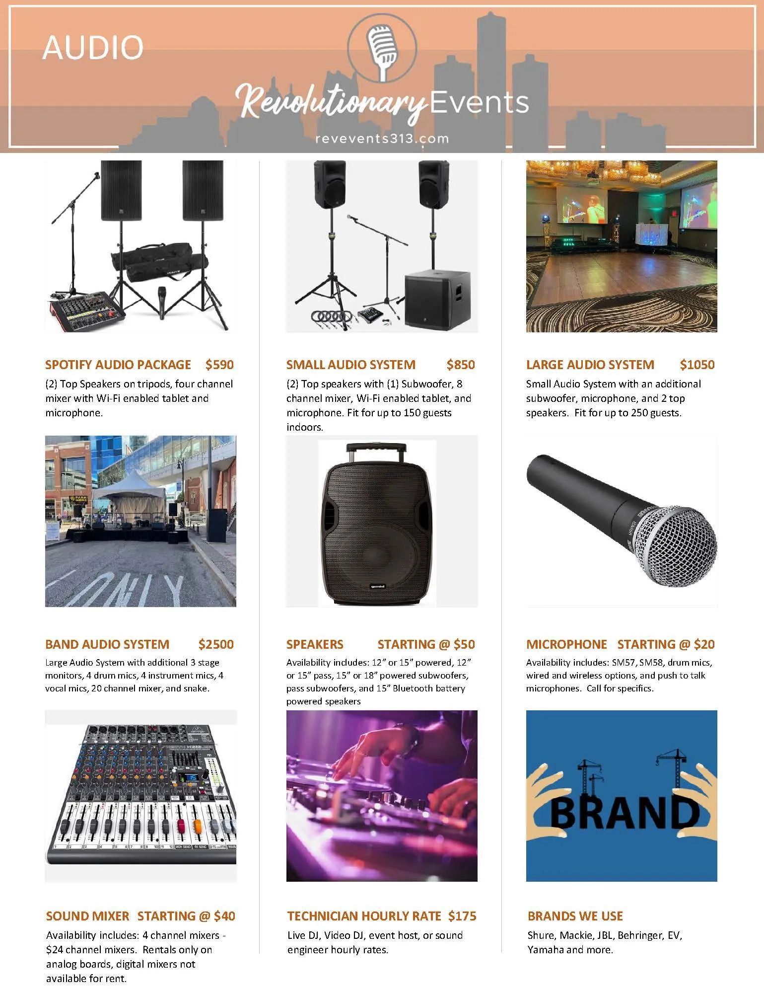 Audio Packages Audio Packages