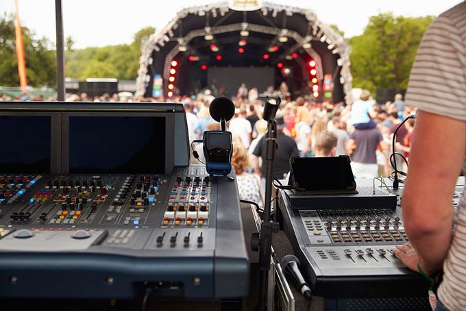 Sound And Lighting Desk