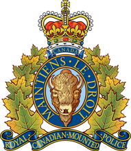 The coat of arms of the royal canadian mounted police
