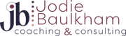 A logo for jodie baulkham coaching and consulting