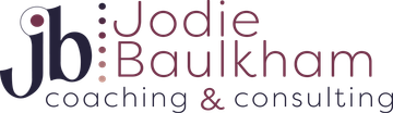 A logo for jodie baulkham coaching and consulting