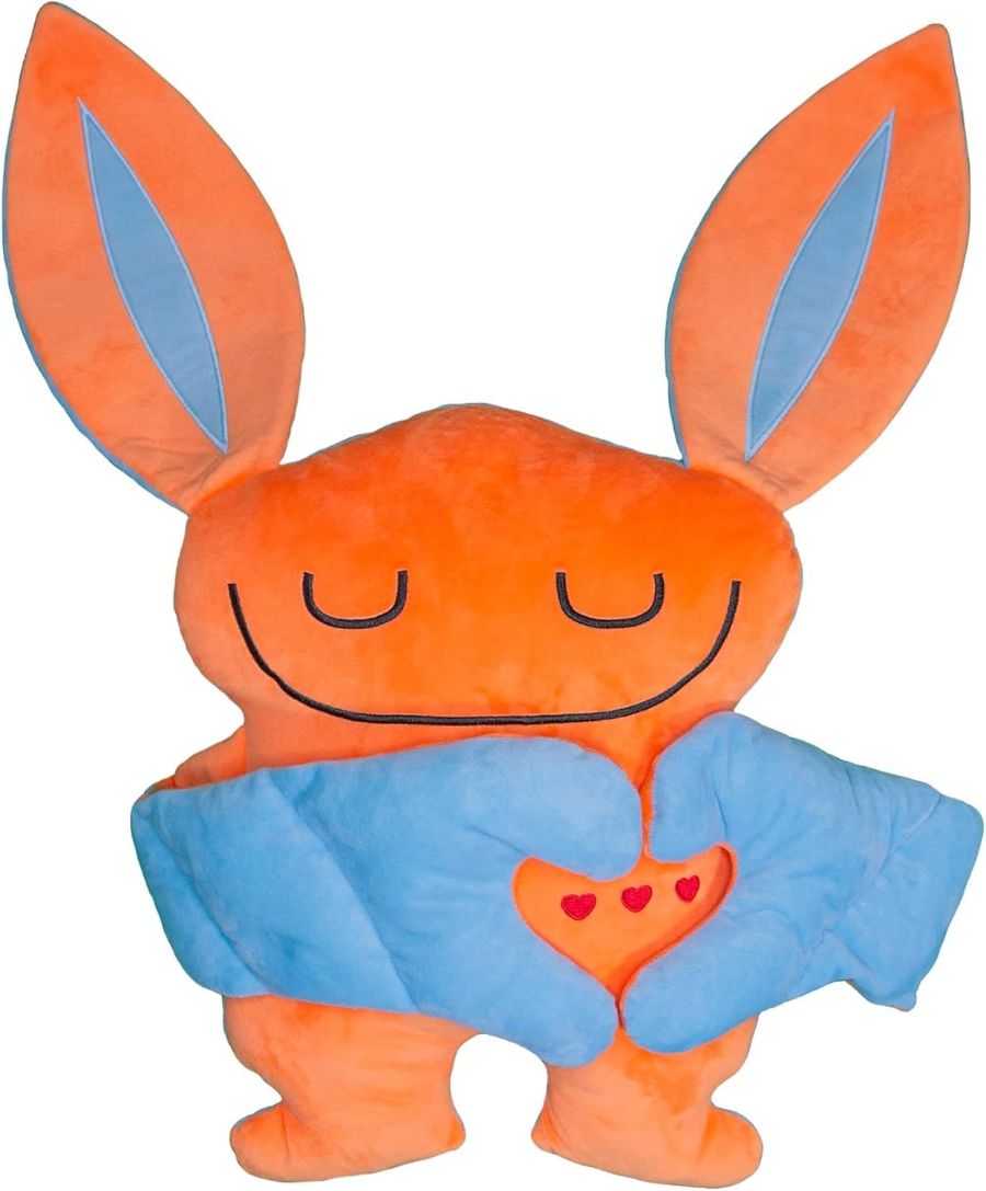 Bumpas. Orange and blue weighted stuffed plushie