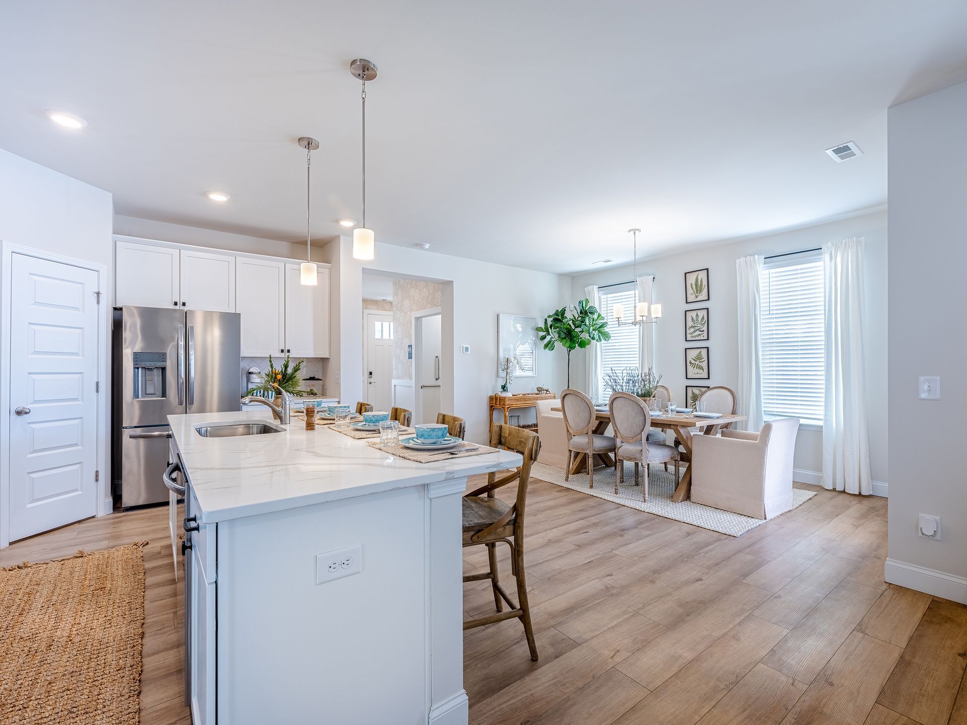 Picture looking from the kitchen into the dining room