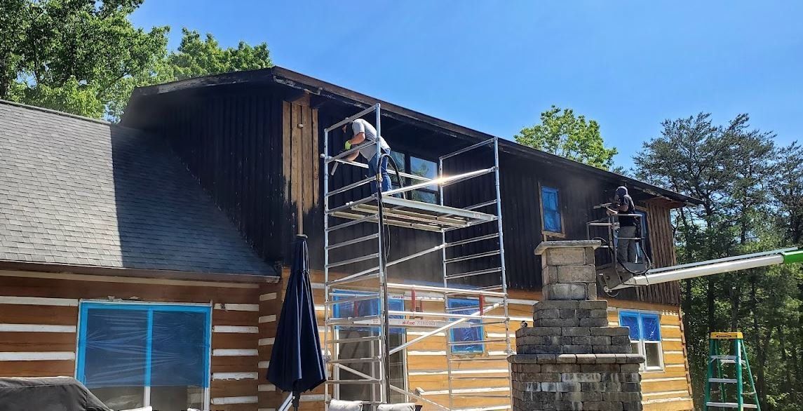 Cabin sandblasting
