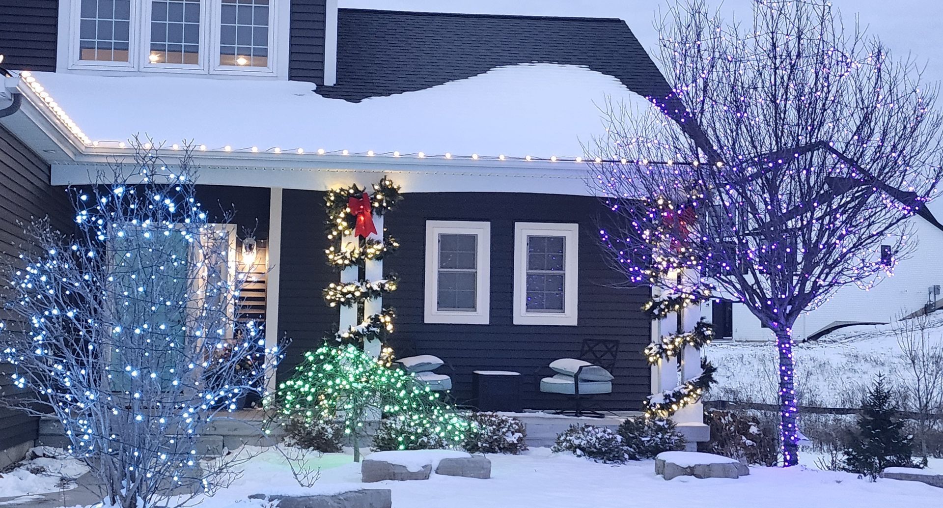 christmas lighting installation in greater grand rapids