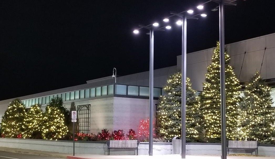 commercial christmas lighting installation in greater grand rapids