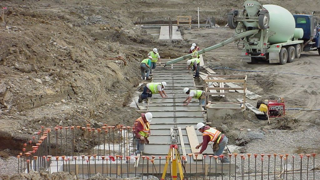 Industrial Project Construction Workers — Moorhead, MN — Camrud Foss Concrete Const. Inc.