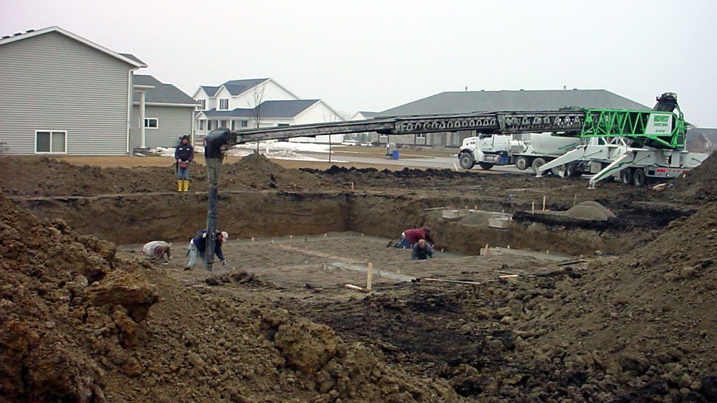 Construction Of Residential Foundation — Moorhead, MN — Camrud Foss Concrete Const. Inc.