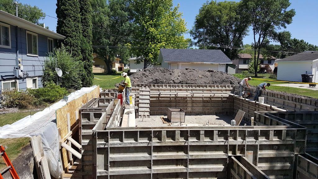 Residential Construction Site — Moorhead, MN — Camrud Foss Concrete Const. Inc.