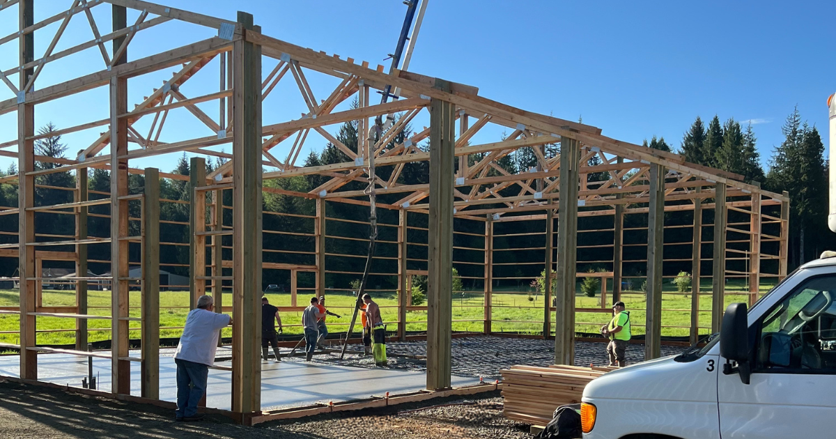 New metal roof installed by Western Washington Construction Ltd serving Elma, WA and the surrounding communities