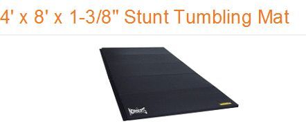 A black 4' x 8' x 1-3/8