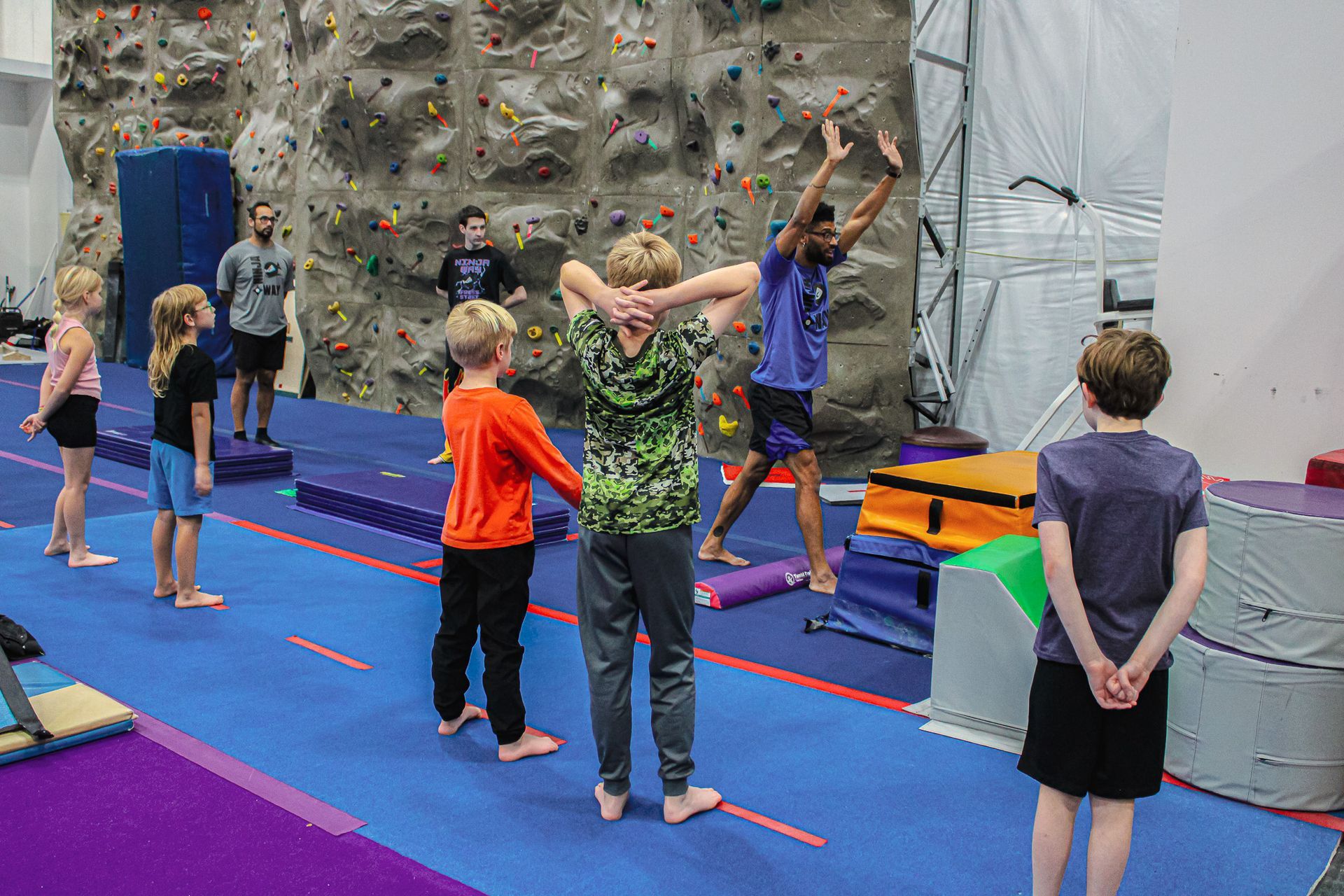 parkour and ninja classes for children