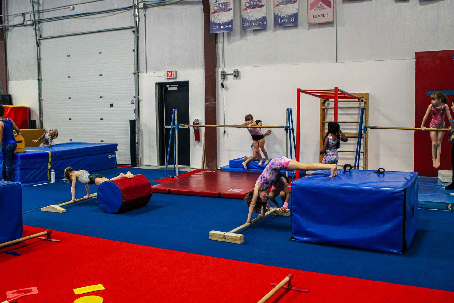 child gymnastics class