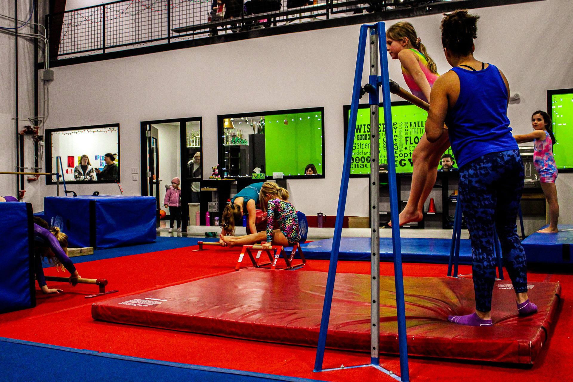 child gymnastics class