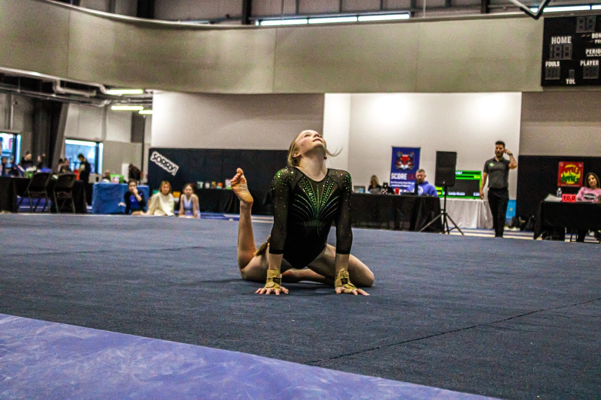competitive gymnastics class