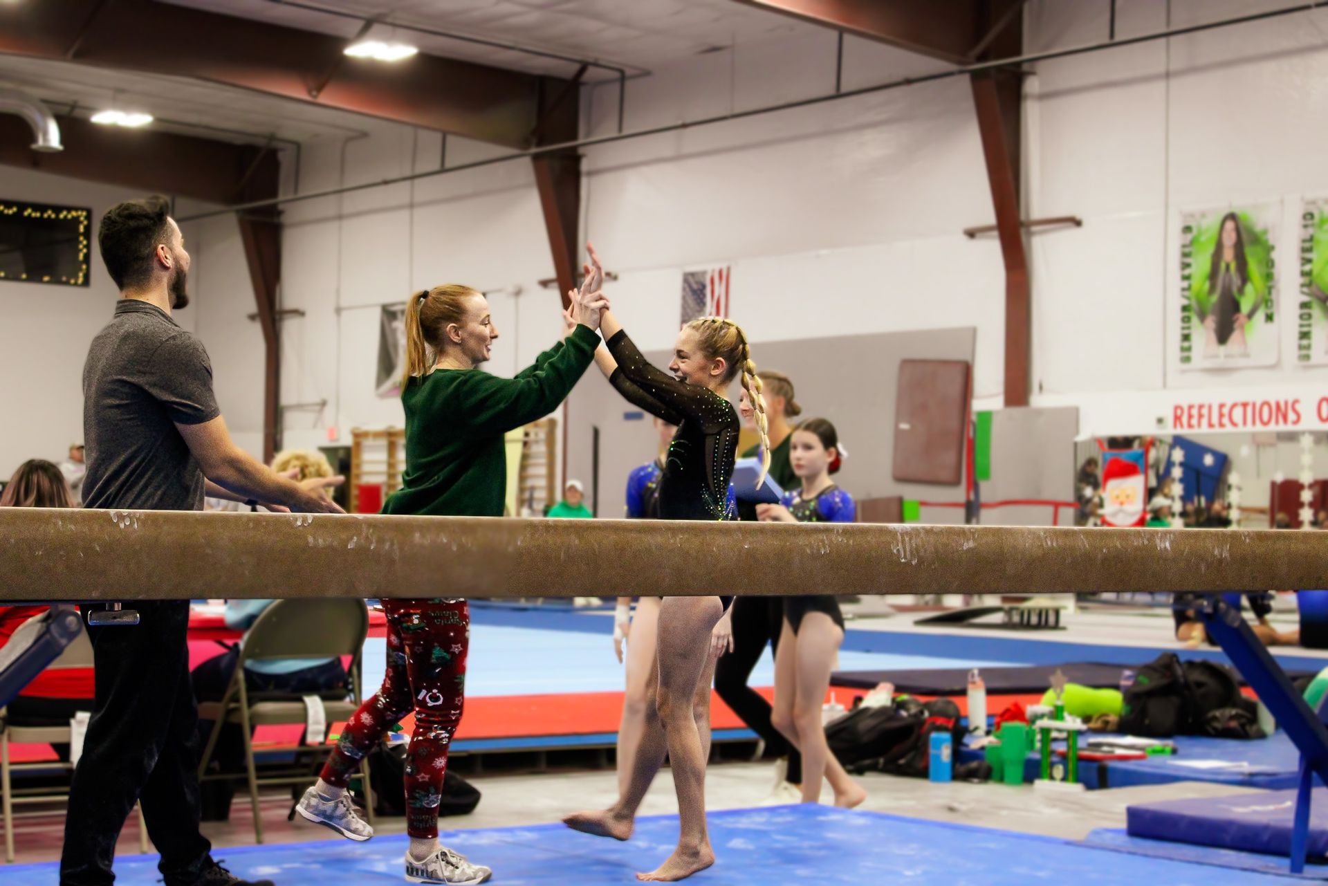 competitive gymnastics class