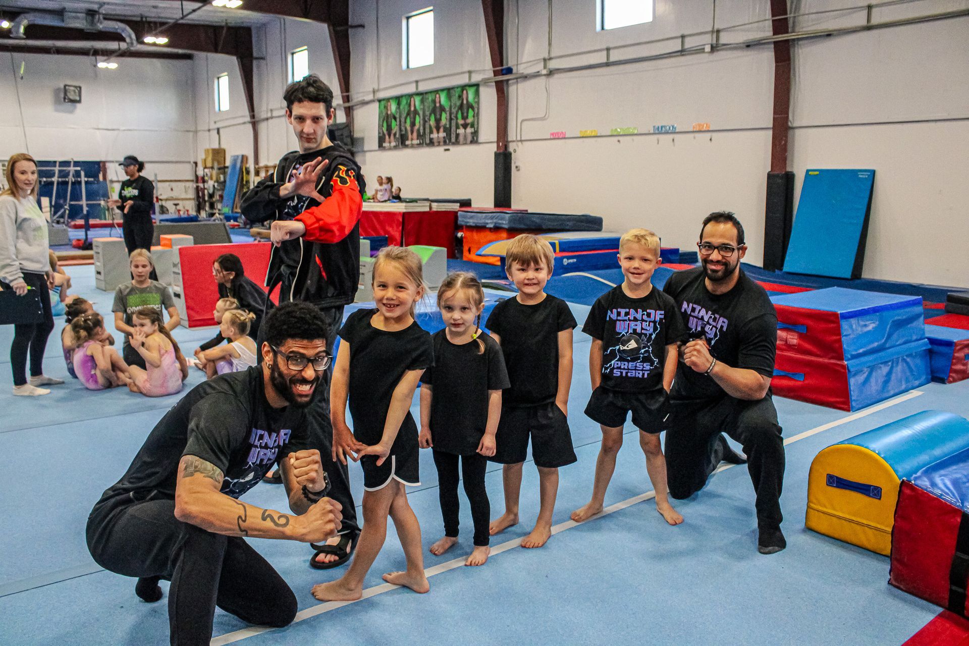 parkour and ninja classes for young children