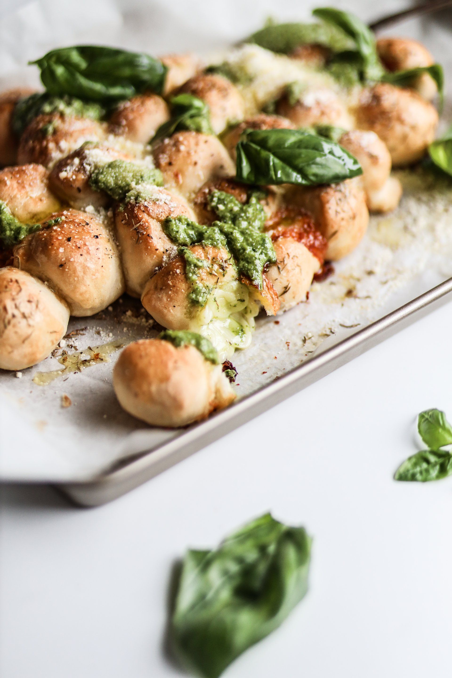 Cheese Pesto Bread Christmas