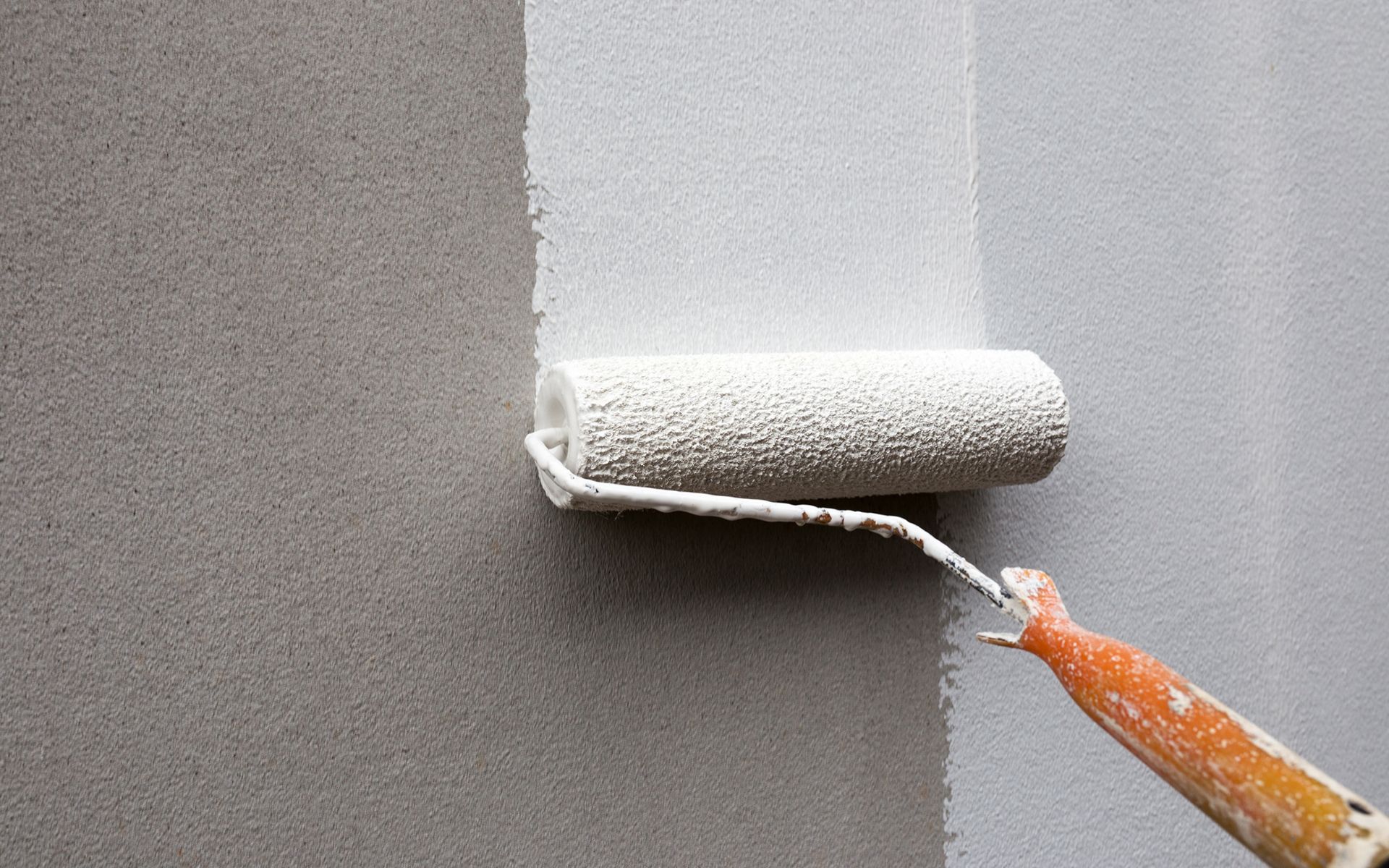 Painting Wall With Roller — Astoria, NY — Pete Home Solutions
