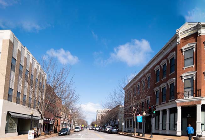 2021 Photo of downtown Jefferson City today