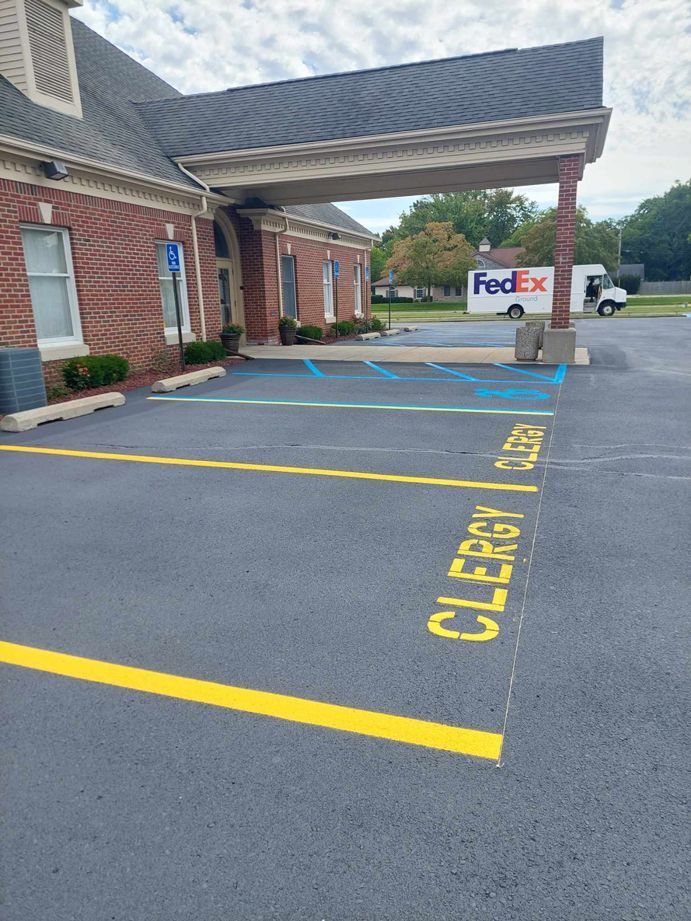 Parking lot with 