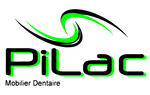 Un logo vert et noir pour une entreprise appelée pilac.