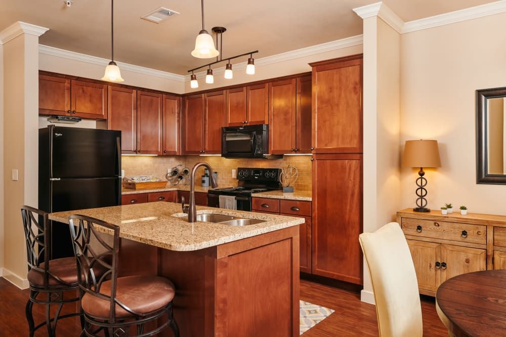 Kitchen at Marquis Cross Mountain in San Antonio, TX.