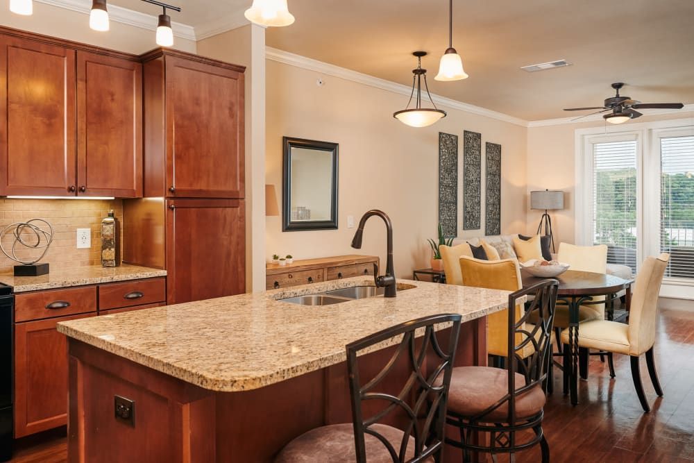 Kitchen at Marquis Cross Mountain in San Antonio, TX.