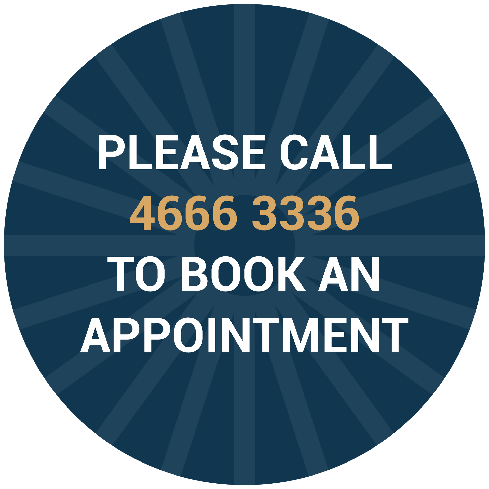 Call 07 4666 3336 for an appointment