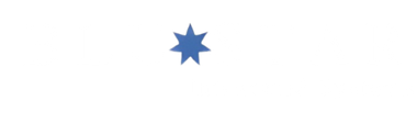 Blue star icon centered on a white background