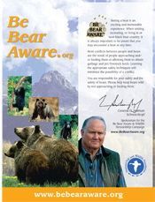 Be Bear Aware (Grizzly Bear)