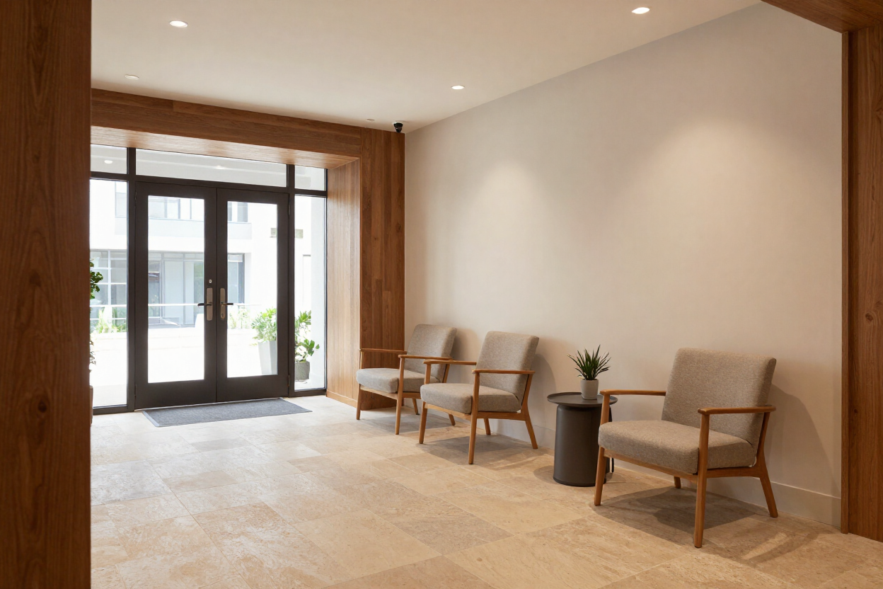 Entrance waiting area