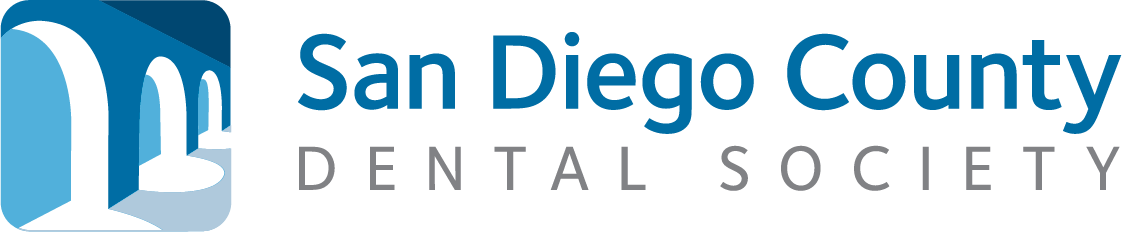 The logo for the san diego county dental society