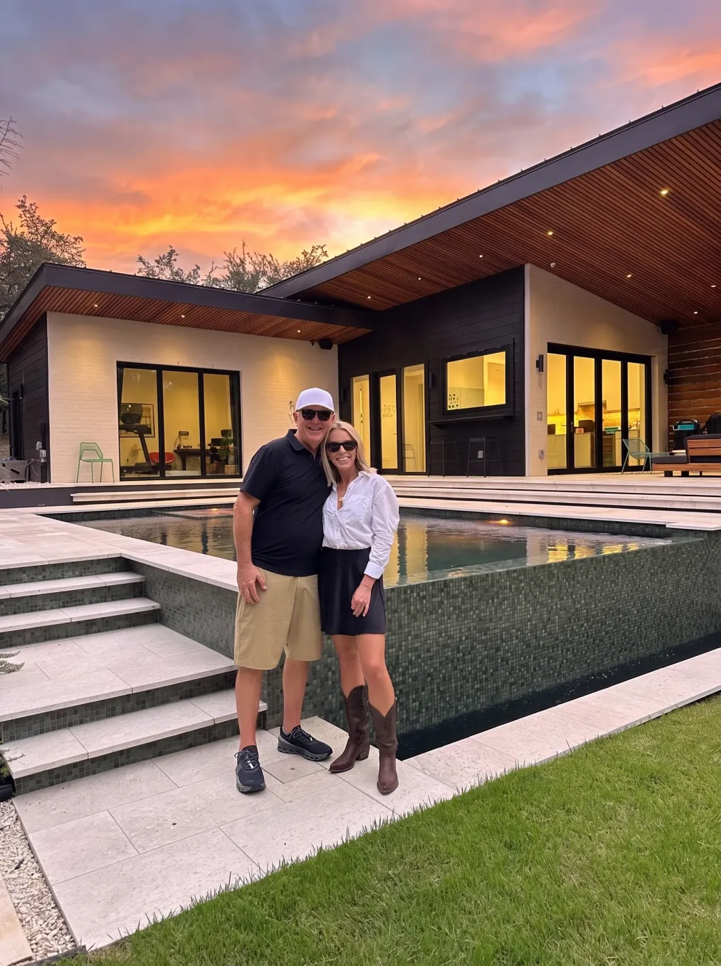 Bill and Lexi Darnell of Darnell Pools. Bill and Lexi Darnell of Darnell Pools.