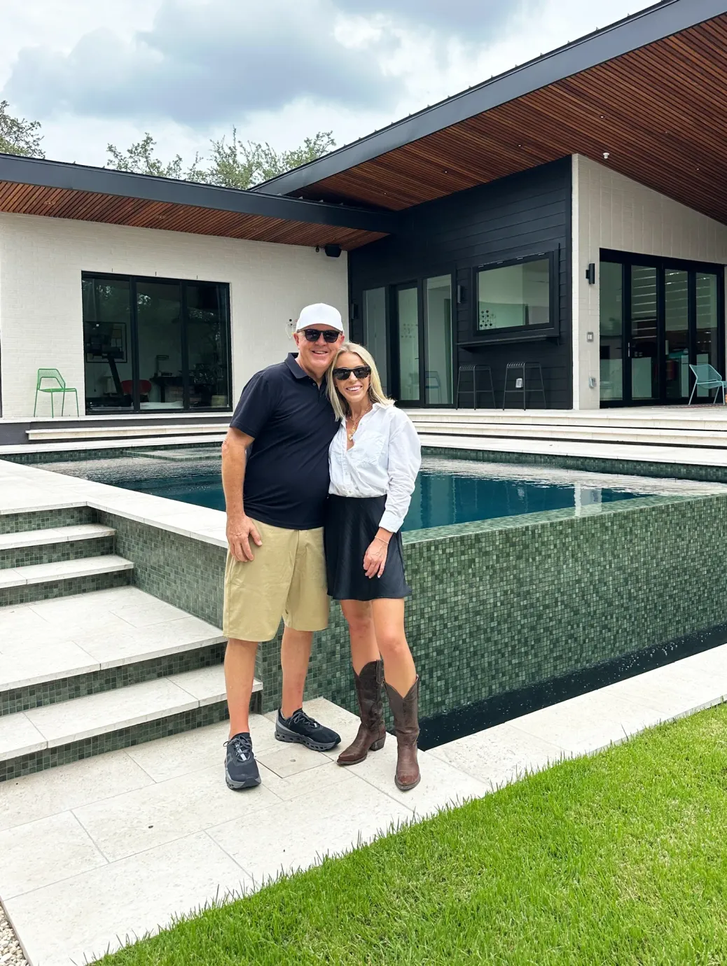Bill and Lexi Darnell of Darnell Pools. Bill and Lexi Darnell of Darnell Pools.