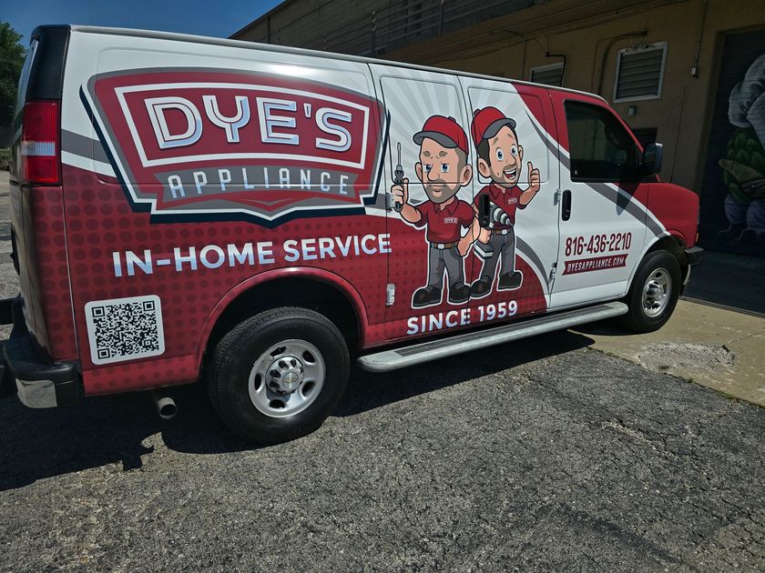 Dye's Appliance Repair Truck
