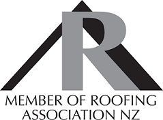 The logo for the member of roofing association nz.
