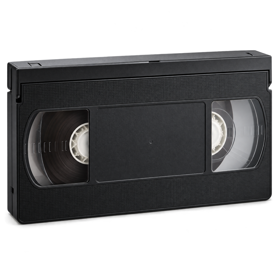 VHS video cassette