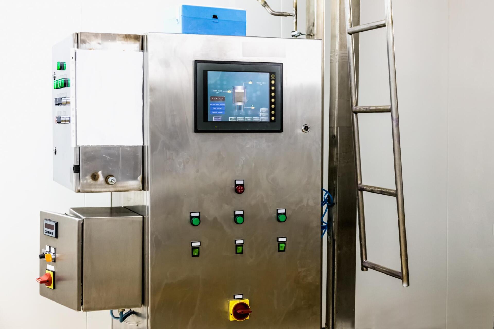 gas furnace inside the room