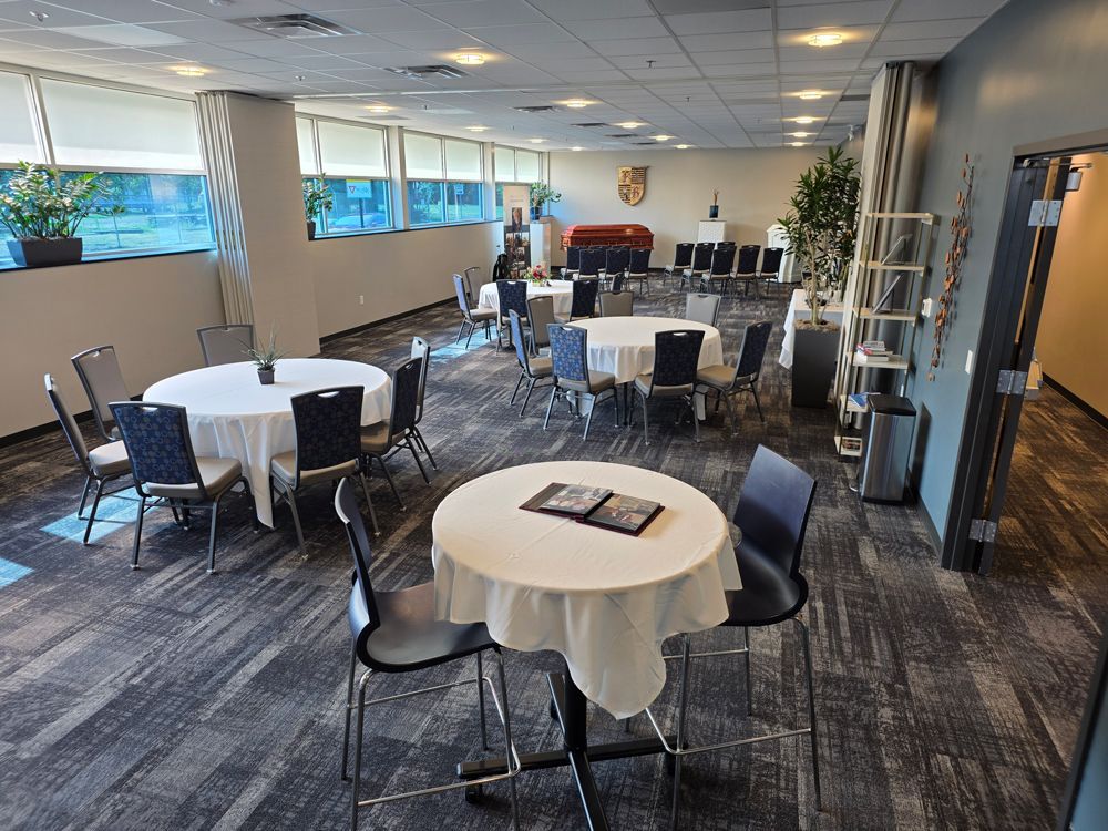 Reception Room at Flanner Buchanan Midtown location in Indianapolis, IN
