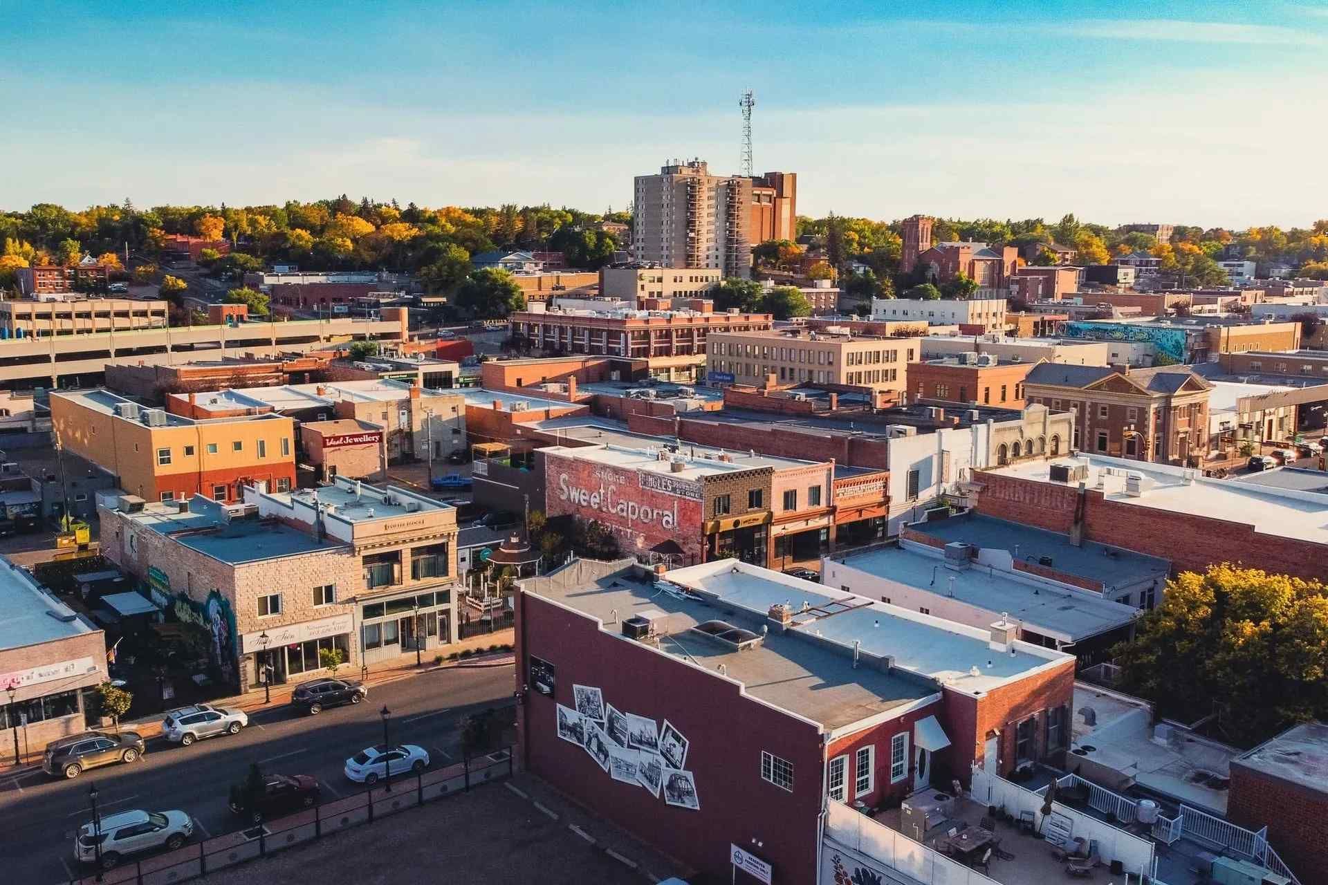 Medicine Hat Alberta city view